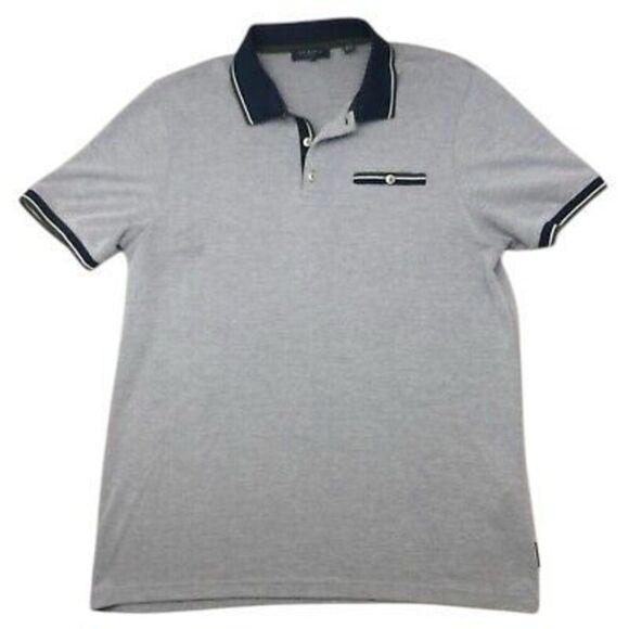 ✨Ted Baker Mens Chipa Sz 3 Polo Top✨ - Picture 6 of 13